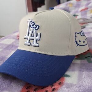 Hello Kitty Dodgers Blue Snapback Hat